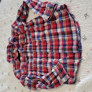 Flannel button down